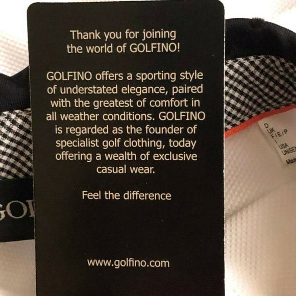NWT $139 GOLFINO Sz 6 or S Women's Polo Shirt 5 Buttons 3/4 Sleeve White Black - Picture 8 of 12